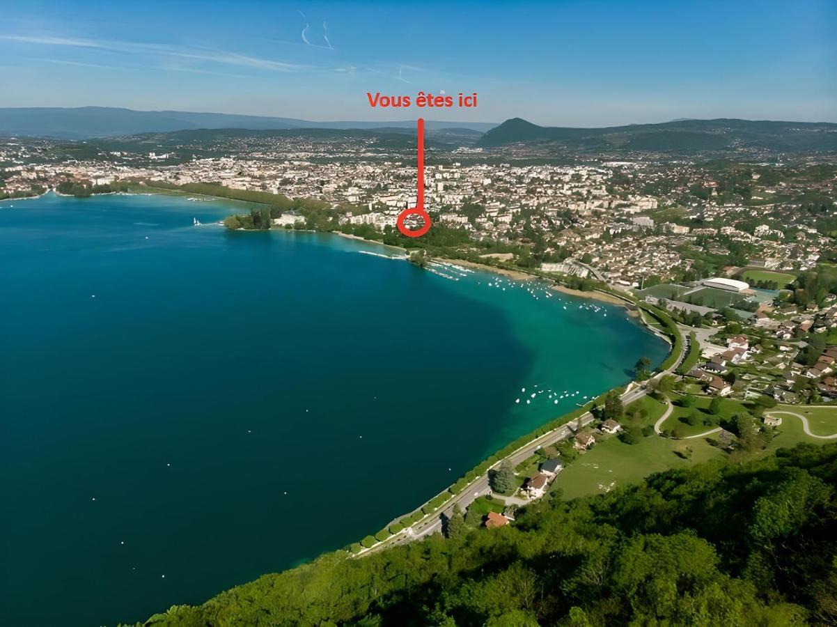 Charmant Appartement A 1 Minute Du Lac Annecy Exterior foto